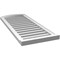 Ekena Millwork Arch Top Surface Mount PVC Gable Vent w/ 2"W x 2"P Brickmould Sill Frame, 18"W x 40"H GVPAR18X4003SN - alternate 3